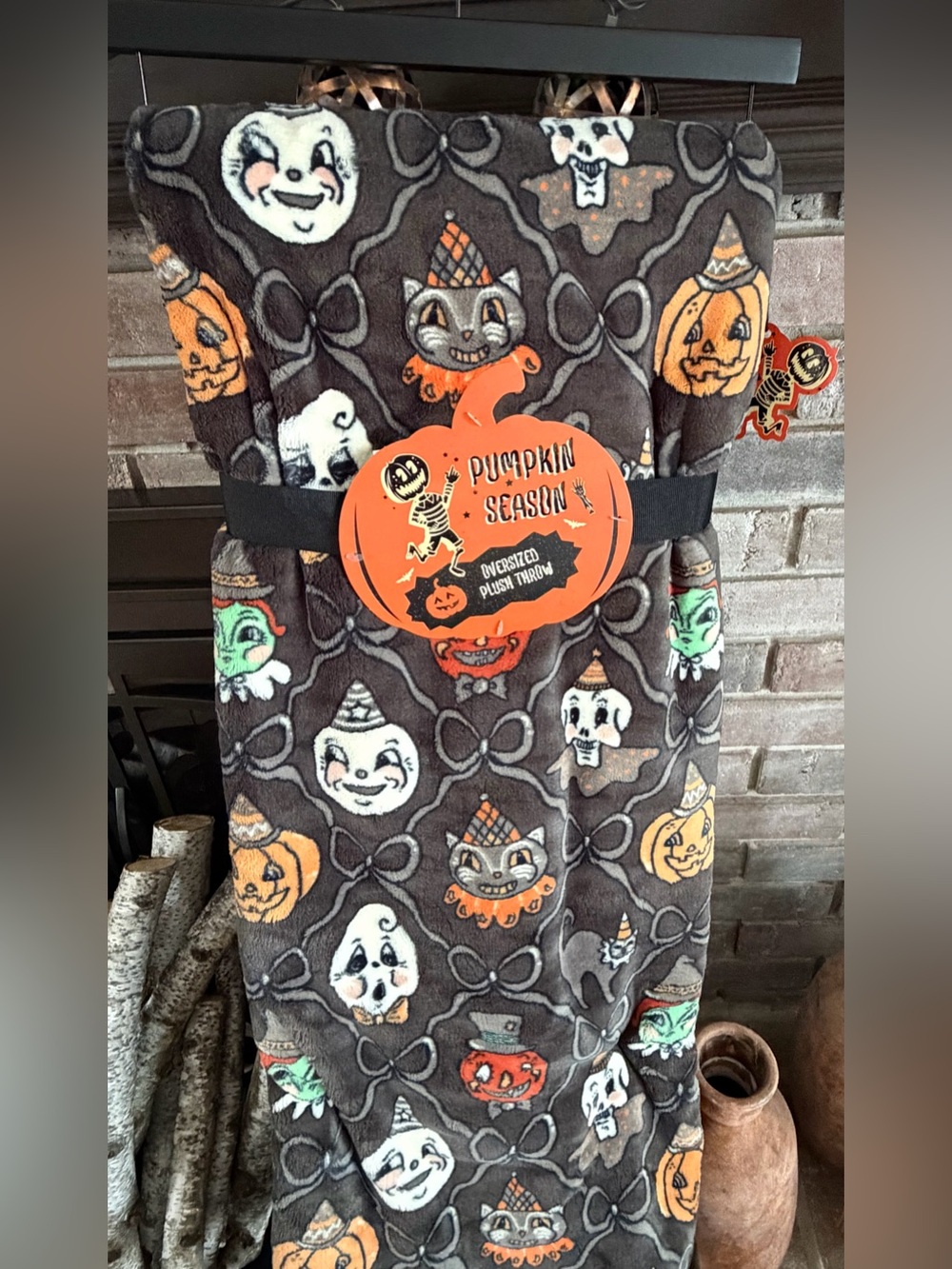 Johanna Parker Inspired Halloween Throw Blanket